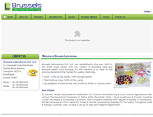 Tablet Screenshot of brusselslaboratories.com